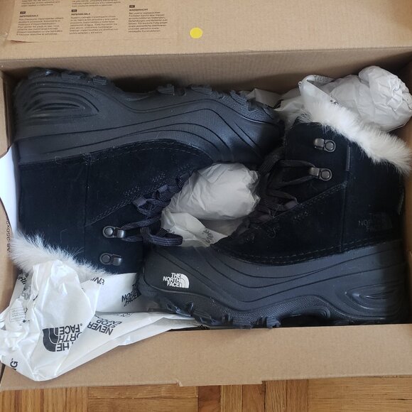 North Face Youth Shallista V Lace Up Waterproof Boots - Picture 4 of 7